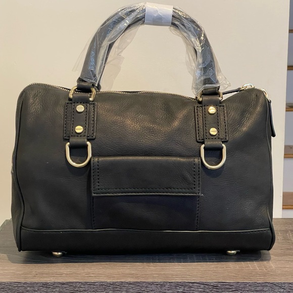 J. Crew Bags Nwt Jcrew Leather Satchel Black Poshmark